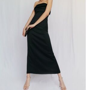 Reformation Johan Black Maxi Dress, Formal